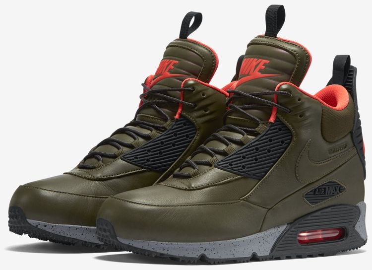 Air Max 90 Sneakerboot Dark Loden Nike 684714 300 Goat