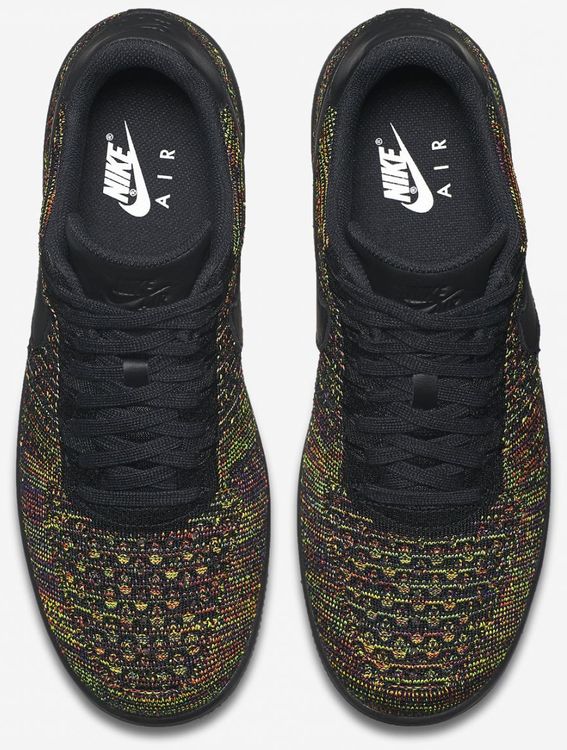 air force 1 flyknit multicolor low