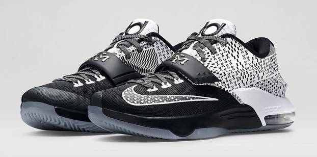 kd 7 black and white