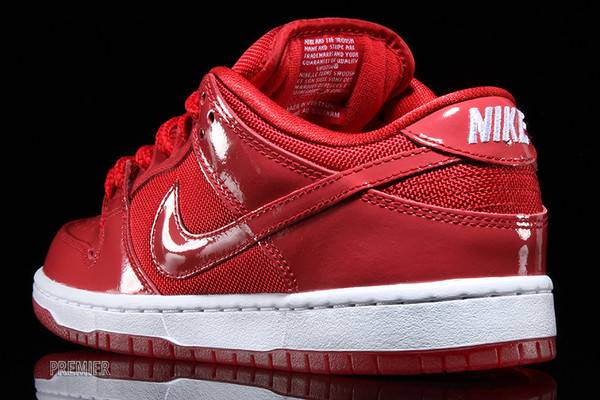 patent leather nike dunks