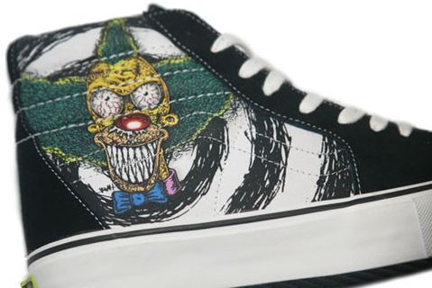 Tony Munoz X The Simpsons X Sk8 Hi Lx Krusty The Clown Vans