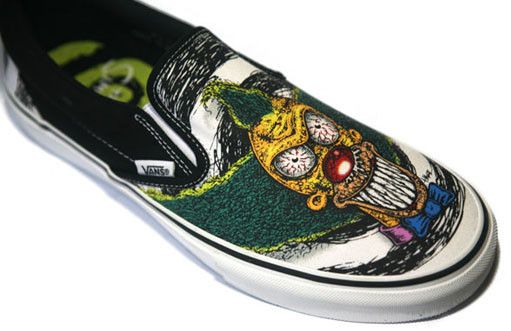 vans slip on simpson