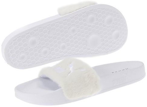 white fenty puma slides