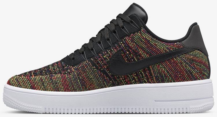 flyknit air force 1 multicolor