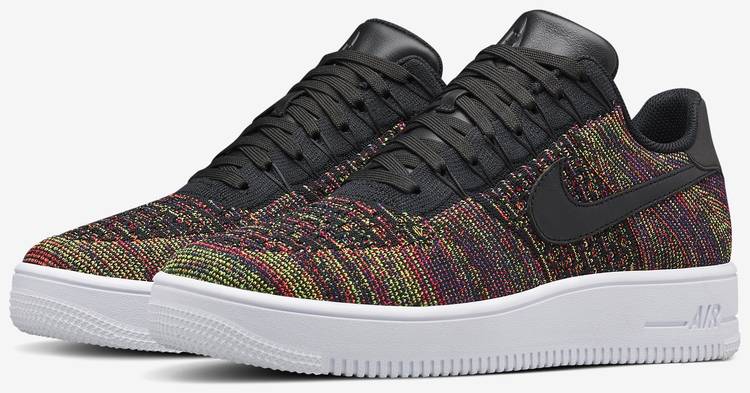 air force 1 flyknit multicolor