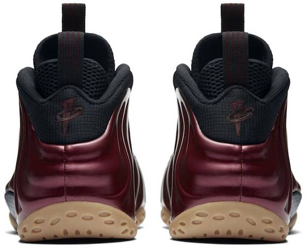 nike foamposite maroon