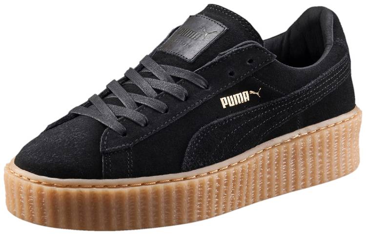 puma creepers black and brown