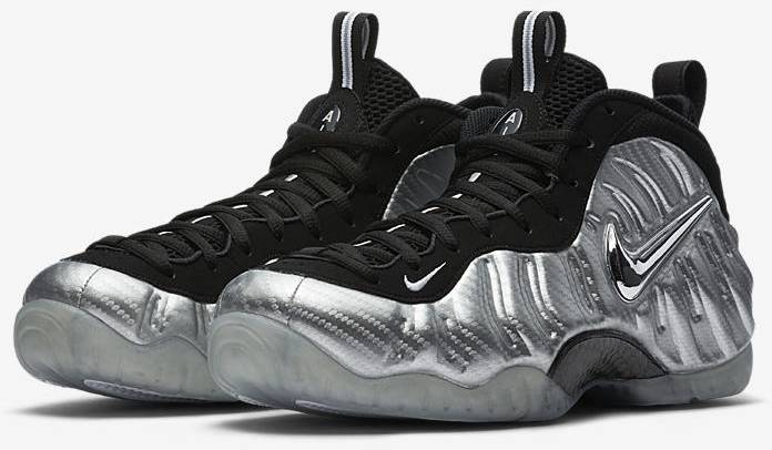 foamposites silver and black