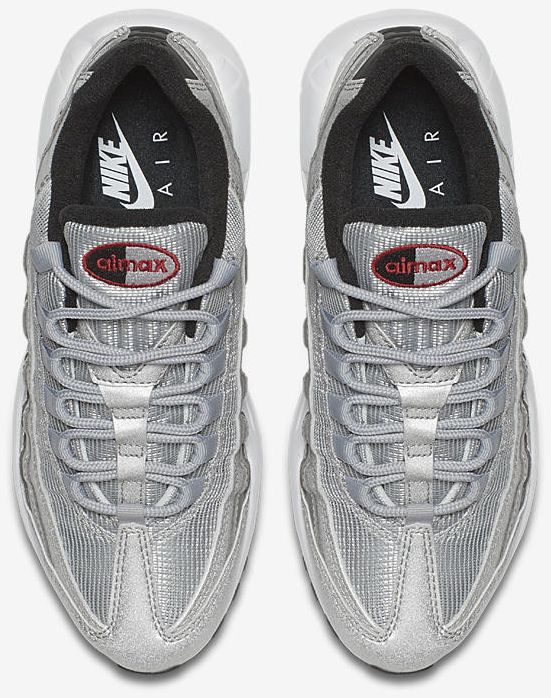 nike air max 95 metallic silver