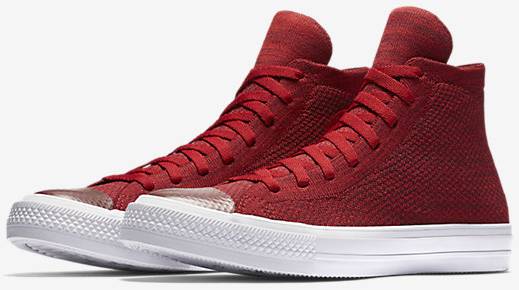 converse flyknit red 