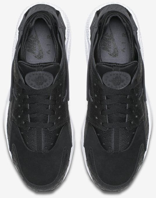 nike huarache dark grey