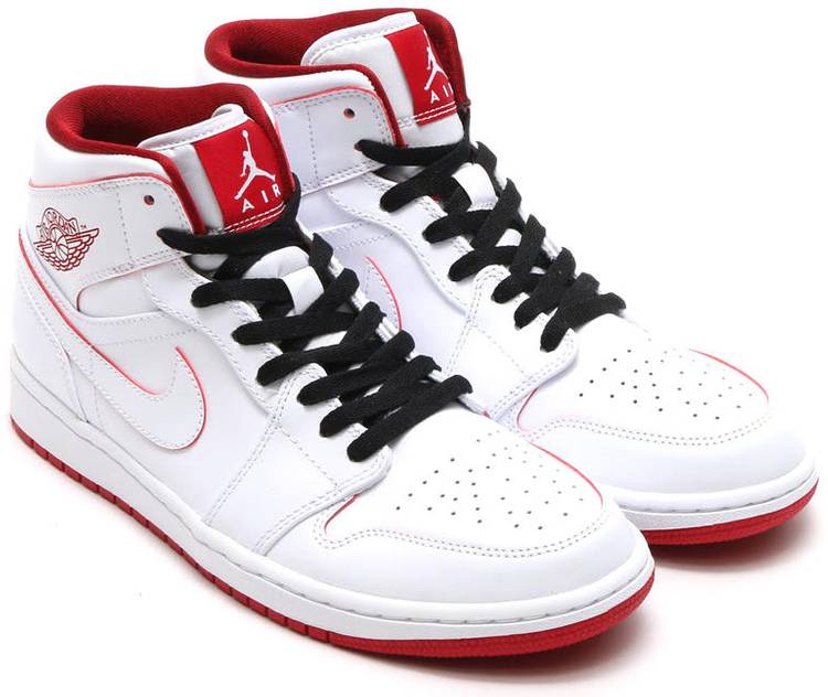 Air Jordan 1 Retro Mid 'White Gym Red'