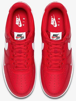 Air Force 1 Low Mini Swoosh 'University Red' - Nike - 820266 606 | GOAT