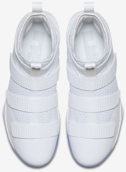 lebron soldier 11 triple white