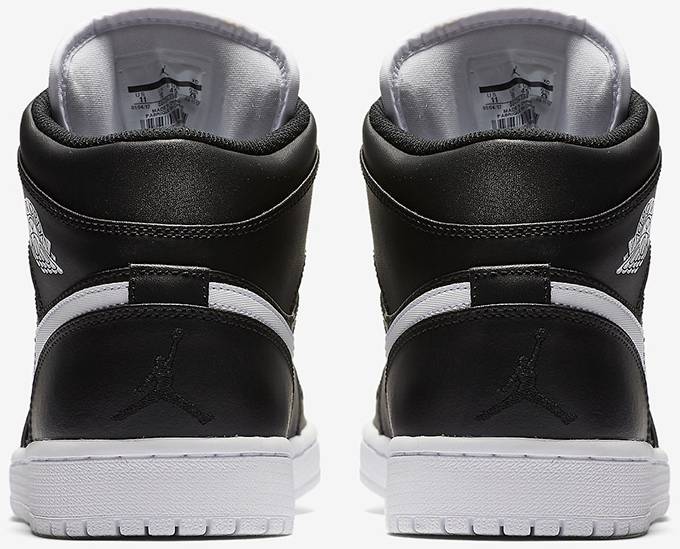 jordan 1 retro mid black and white