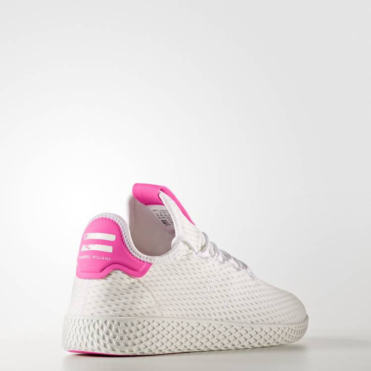 adidas pharrell williams tennis hu white pink