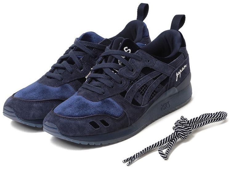 asics gel-lyte iii beams x mita souvenir jacket navy