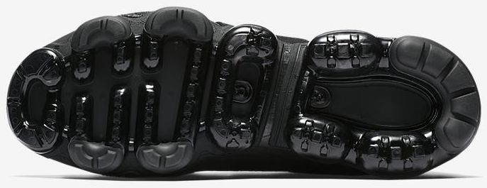 all black vapormax with strap