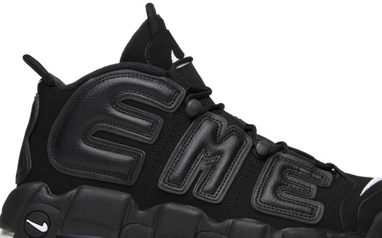 Supreme x Air More Uptempo 'Black' - Nike - 902290 001 | GOAT