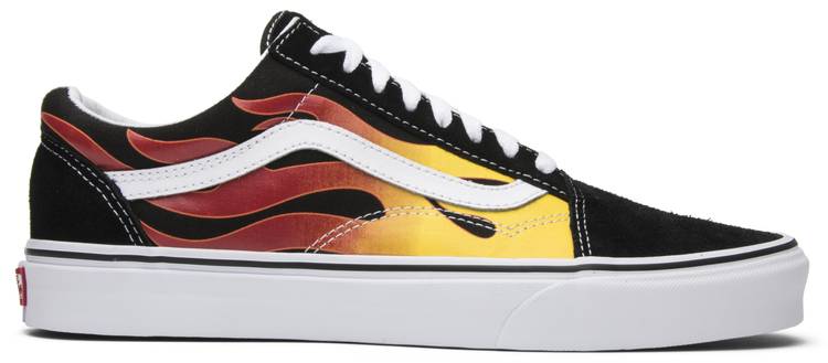 vans with the flames