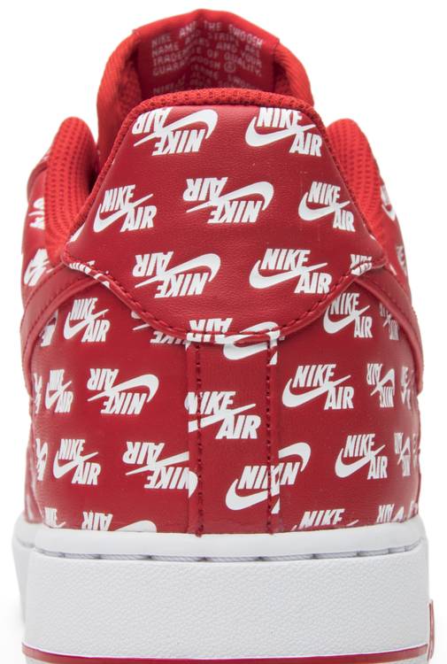 air force 1 low all over logo
