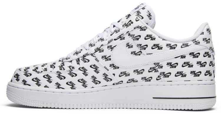air force 1 low all over logo