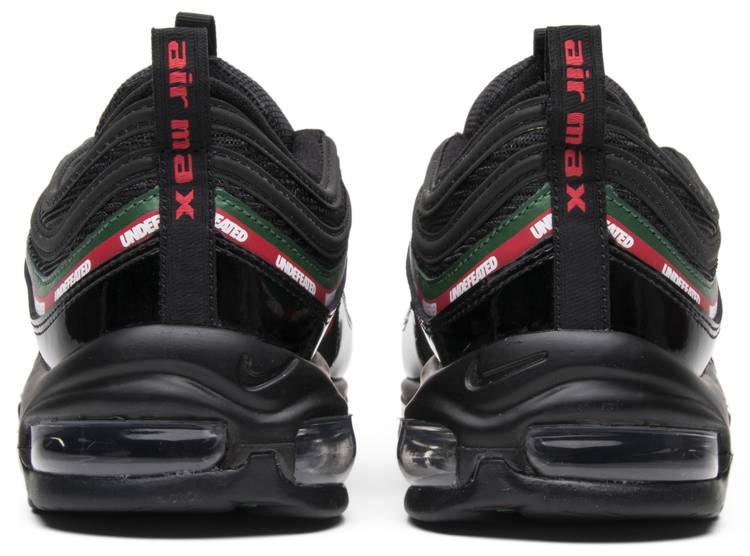 air max 97 x undefeated black