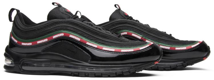 undefeated black air max 97