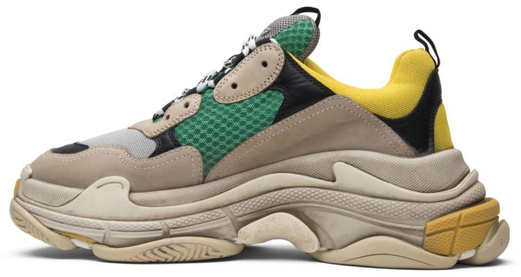 Balenciaga Triple S Sneaker 'Yellow Green' - Balenciaga ...