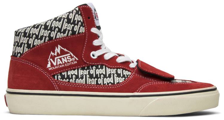 vans mountain edition fear of god red