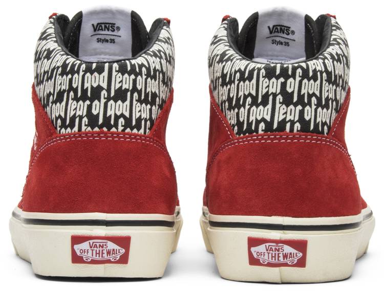 Vans Vault x Fear of God Mountain Edition 35 DX Red UK 8