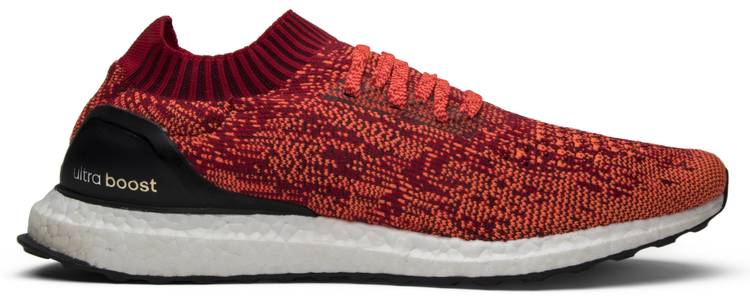 ultra boost uncaged red black