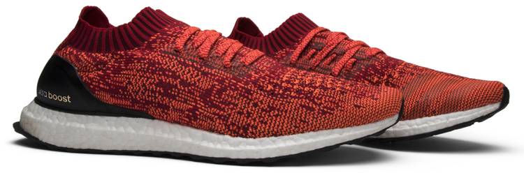 adidas ultra boost uncaged core black active red blue