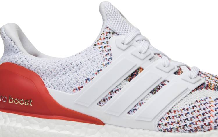 adidas ultra boost white multicolor red