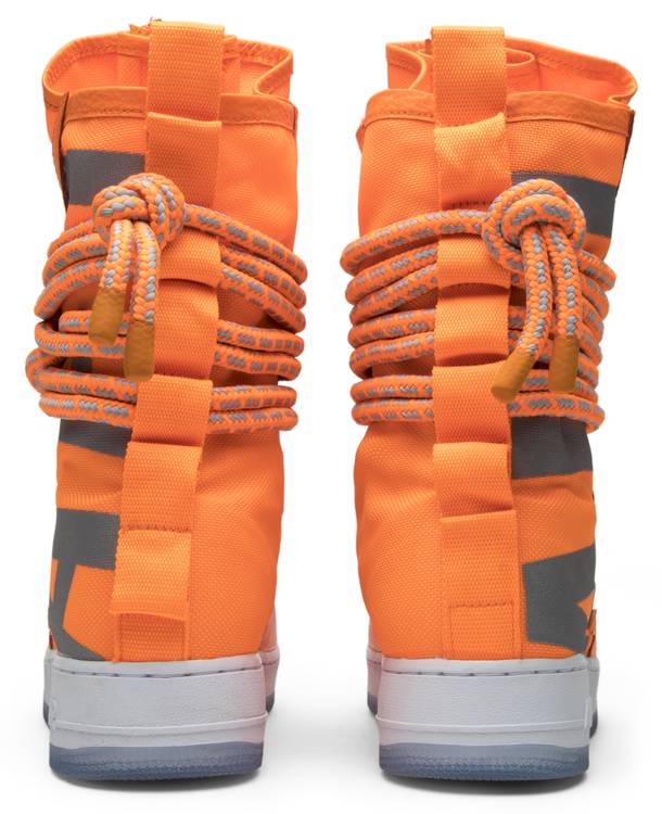 nike special field air force 1 high total orange