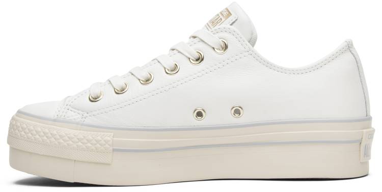 Chuck Taylor All Star Leather Platform Ox 'Star White' - Converse - 558914C  | GOAT