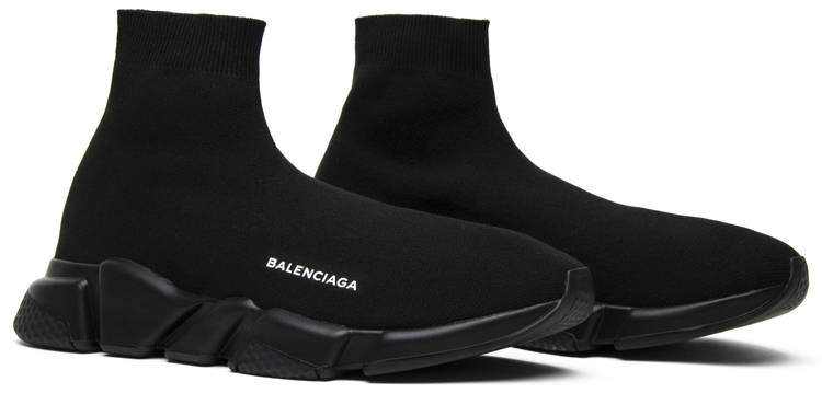 all black balenciaga sock shoes