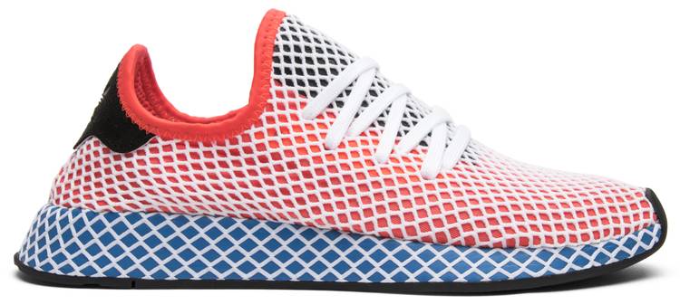adidas deerupt blue and red