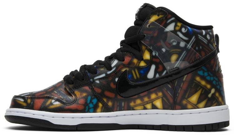 Concepts x SB Dunk High 'Stained Glass' - Nike - 313171 606 | GOAT