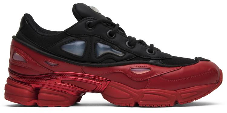 raf simons shoes red and black