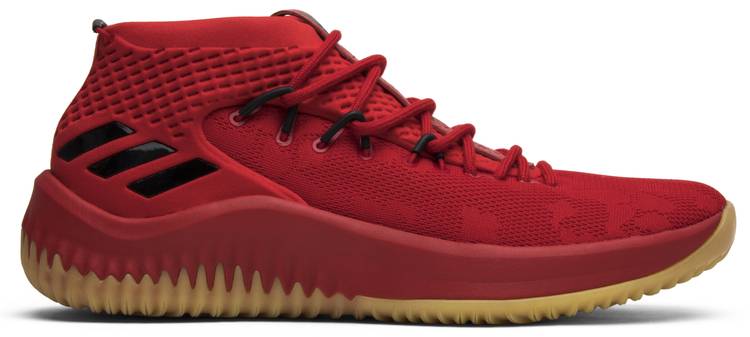 dame 4 shoes red