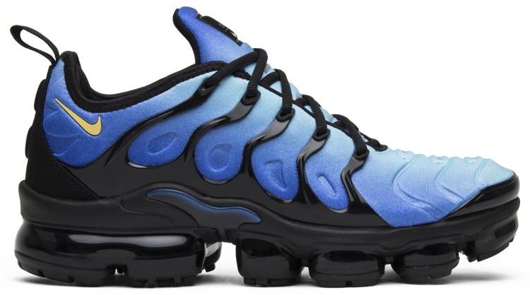nike vapormax plus blue and yellow 