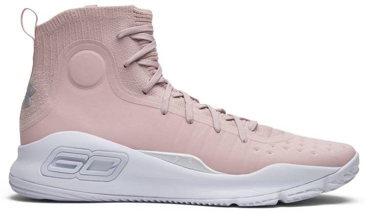 curry 4 flushed pink and white