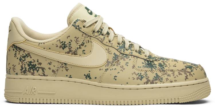 air force 1 gold reflective camo