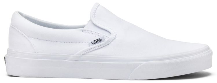 slip on true white vans