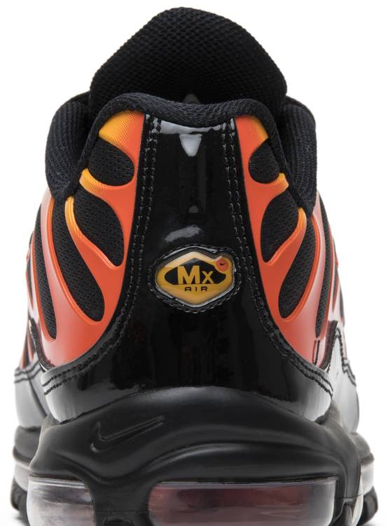 air max 97 plus black and orange