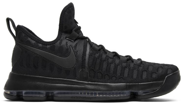 all black kd shoes