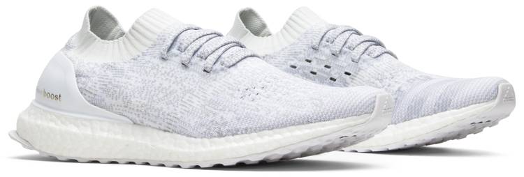 ultra boost uncaged white and black