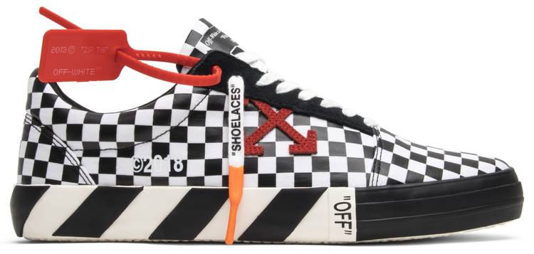 OFF-WHITE Vulc Low Top 'Checkered Black 