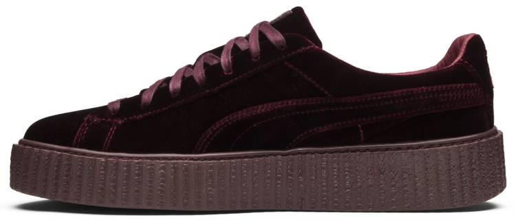 Fenty X Velvet Creeper Burgundy Puma 02 Goat